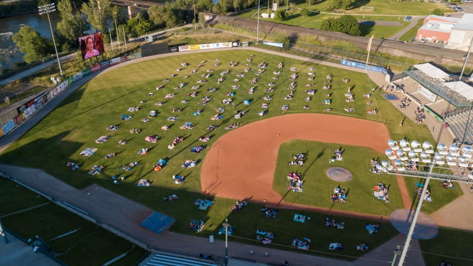 Centerfield Cinema at Ogren Park - June 2020