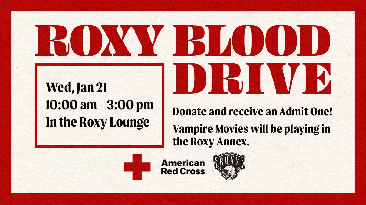 Roxy Blood Drive